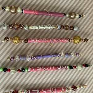 Charms / beaded Paper